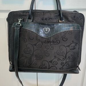 Coldwater Creek Elegant Black Laptop Bag/Briefcase